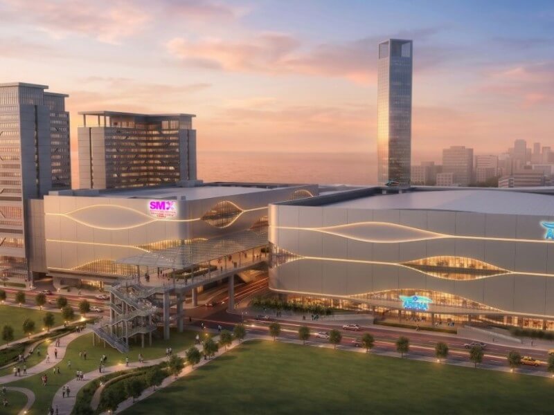 An architect's perspective of the SM Seaside Cebu Arena. | Contributed photo