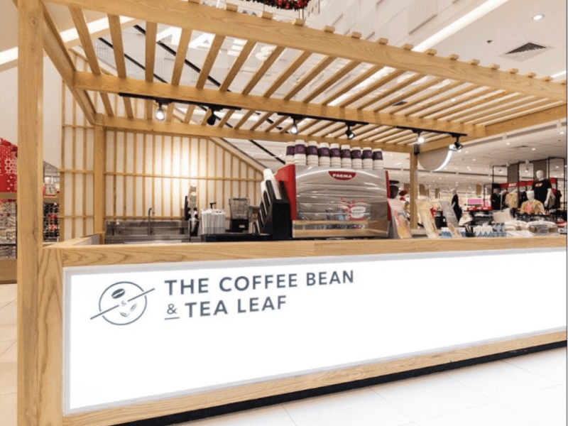 International coffeeshop chain The Coffee Bean and Tea Leaf is ready to serve customers at SM Store Sto. Tomas. (Courtesy of SM Group) 