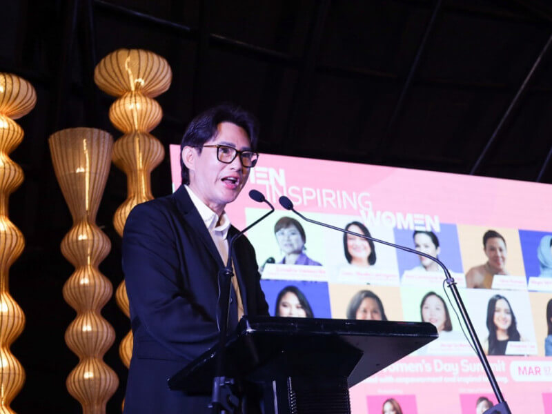 SM Supermalls president Steven Tan shares SM’s initiatives, noting that 65 percent of their workforce is composed of women. This commitment extends beyond a one-month celebration, reflecting a sustained and purposeful pursuit of gender equality./ Contributed photo