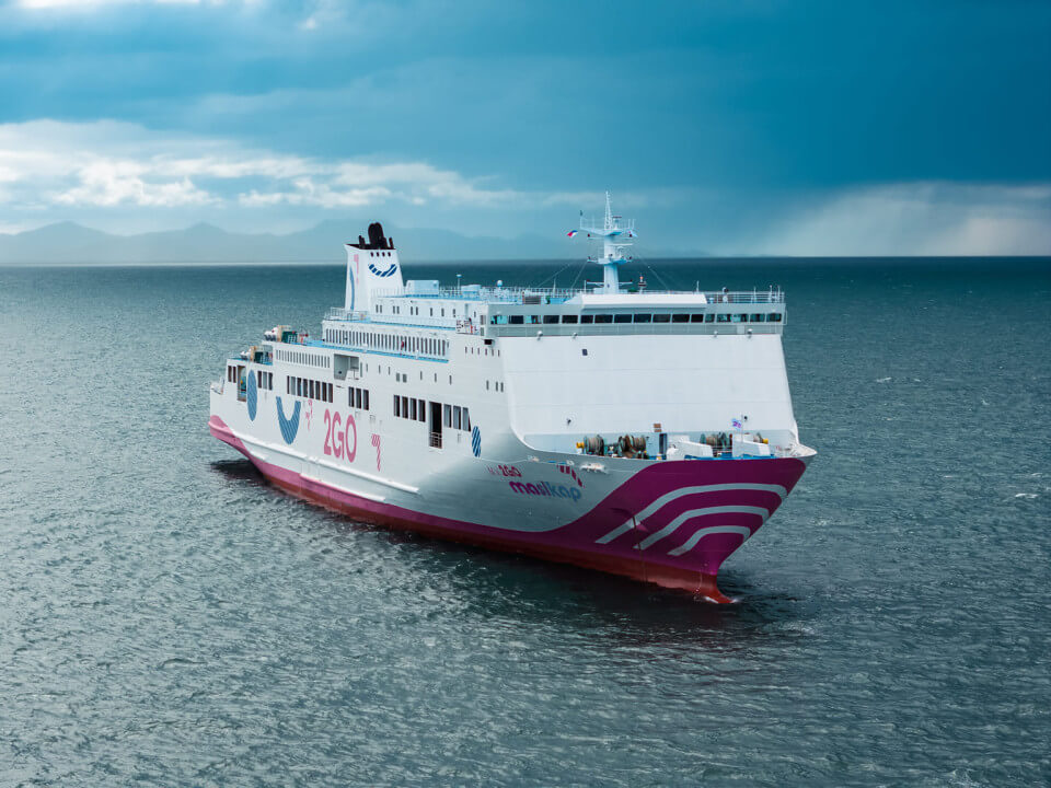 2Go vessel plying inter island  routes.