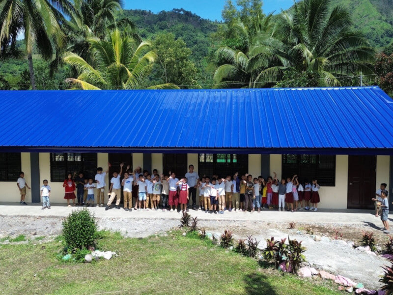 The Escobillo Elementary School in Tampakan, Lunen Integrated School in Tupi gets a new classroom, care of Belle ​an Melco./Photo from Belle 