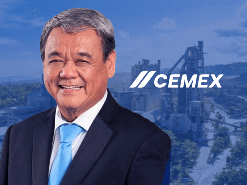 Isidro Consunji, chairman of DMCI Holdings, leads the rebranding of Cemex Philippines into Concreat Holdings as part of the group’s P16 billion acquisition and expansion into the cement industry.