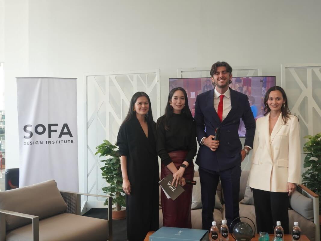 SoFA Design Institute co-founder and president Loralee Baron-Soong, SoFA Design Institute director for academic affairs Mads Constantino, IE University's Andrea Pagani, and SoFA Design Institute co-founder and chair Amina Aranaz-Alunan. | Contributed photo