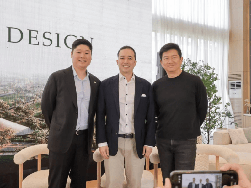Height Realty president and CEO Kevin Wong, PhilGBC chair Raymond Rufino and property consultant David Leechiu led the Southlinks media forum./Contributed Photo
