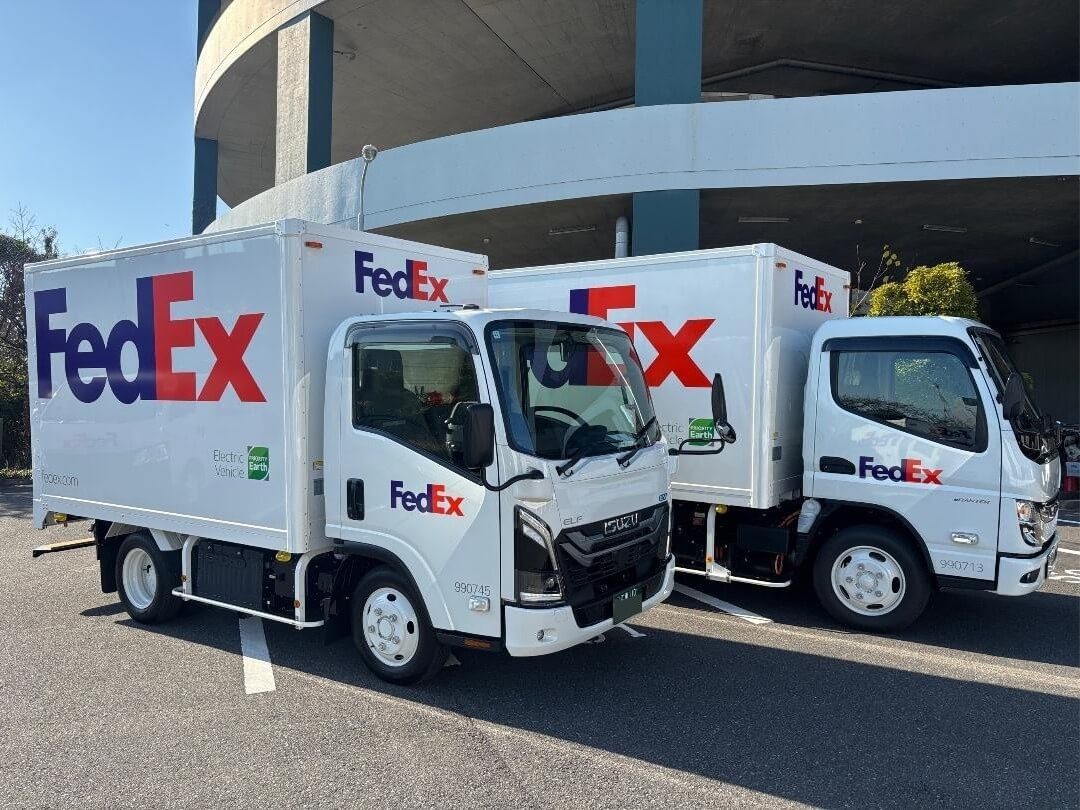 FedEx delivery trucks are seen in operation, as the company highlights sustainability as a growing priority for supply chains across Asia Pacific. | Contributed photo