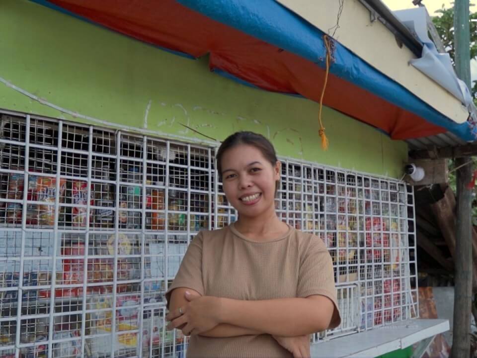 Ailyn and her sari sari store. | Contributed photo