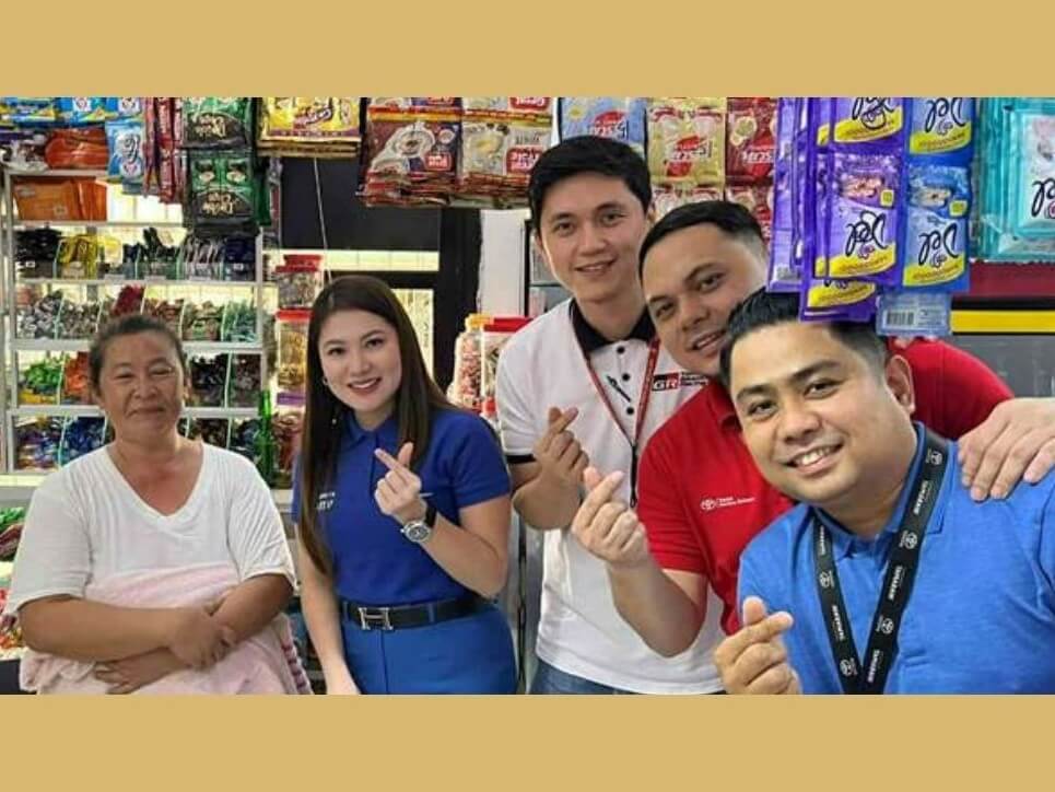 Estrella Maruyama with TMR marketing professionals | Contributed photo