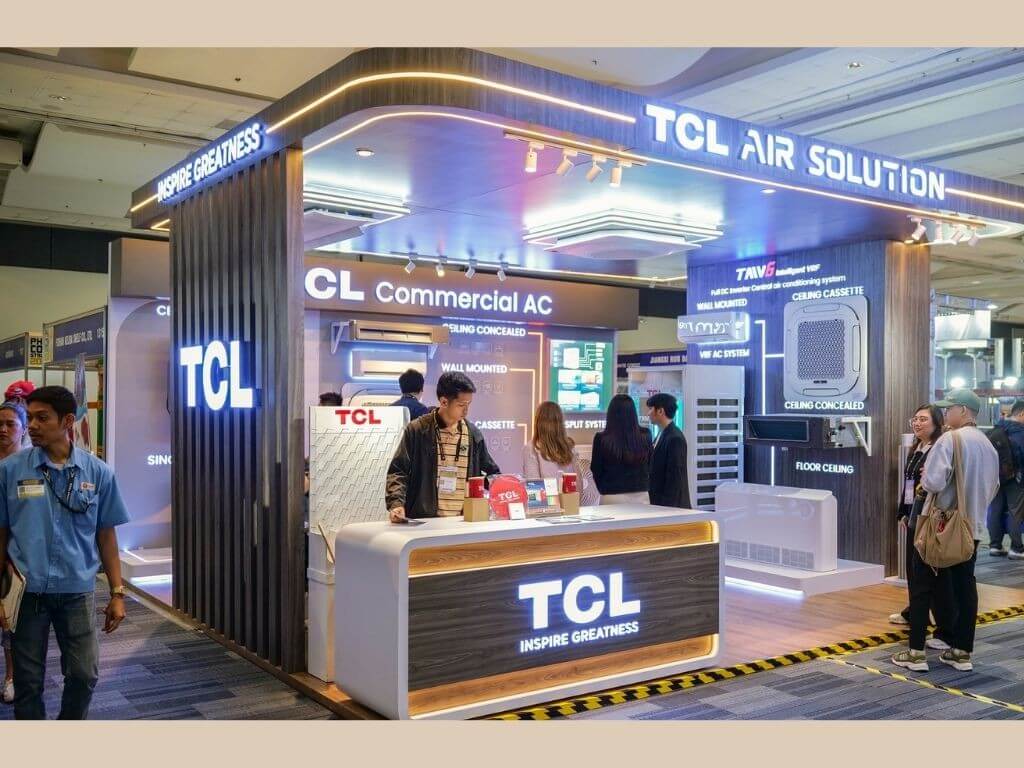 TCL spotlighted its advanced T-AI Inverter Technology and Smart VRF Systems, engineered to deliver superior energy efficiency, comfort, and modern climate control solutions at PHILCONSTRUCT 2026. | Contributed photo