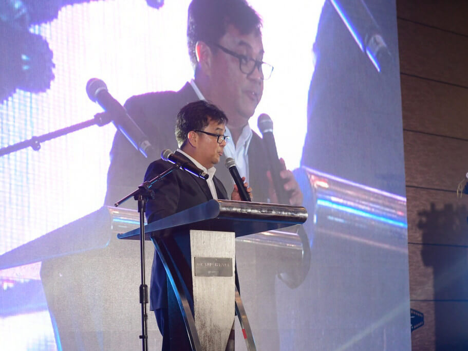 Dennis Lumbao, Dell Technologies Philippines head of enterprise business speaks during the recent AMTI event./Contributed Photo
