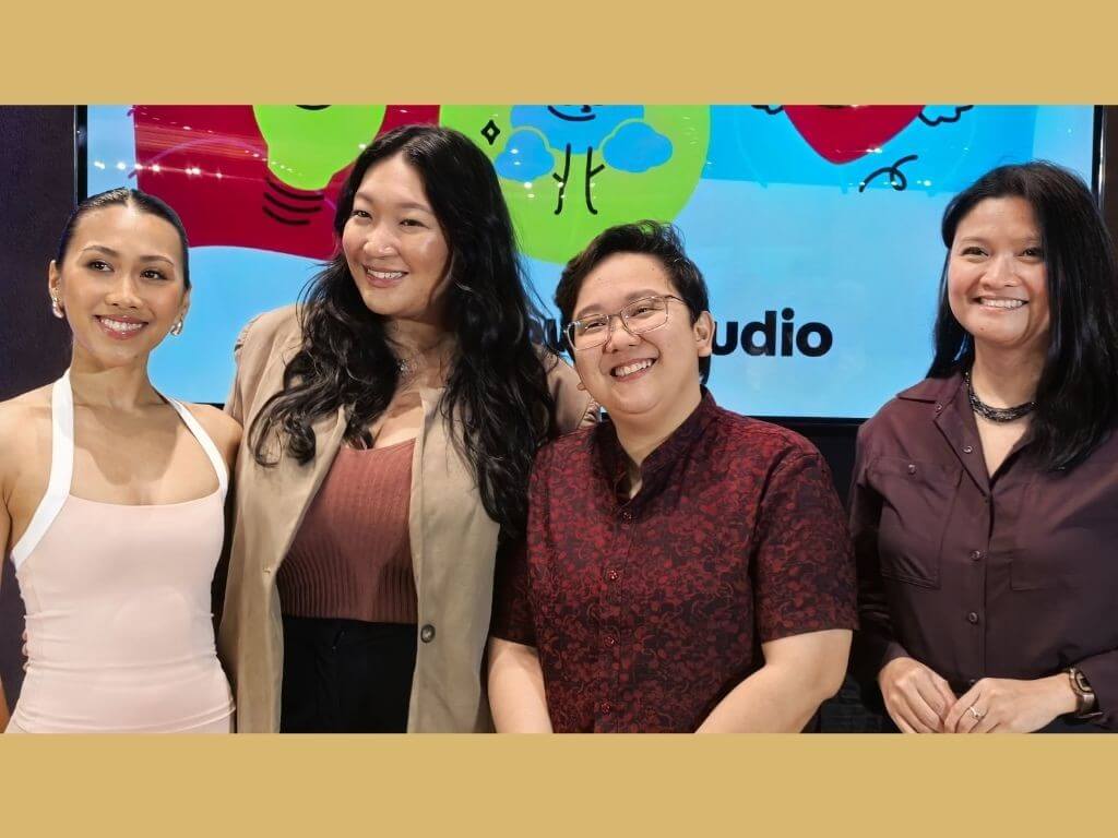 From left: Belle Rodolfo, lifestyle content creator and host; Bea Bautista, head of communications for the Philippines at TikTok; Riyan Portuguez, psychologist, digital wellness advocate and well-being creator; Peachy Paderna, public policy manager for the Philippines at TikTok | Photo by Vanessa Hidalgo