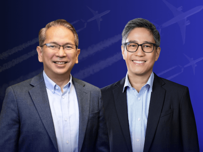 Carlos Luis "Carlu" Fernandez (left) with Alexander "Xander" Lao 