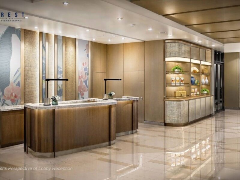 Artist&rsquo;s perspective of lobby reception | Contributed photo