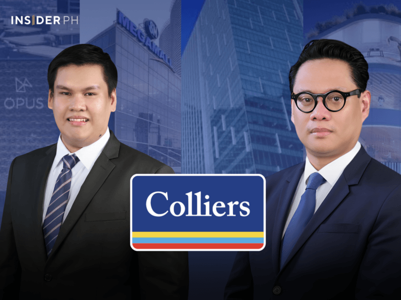 Colliers Philippines director for research Joey Bondoc with Colliers Philippines managing director Richard Raymundo.&nbsp;