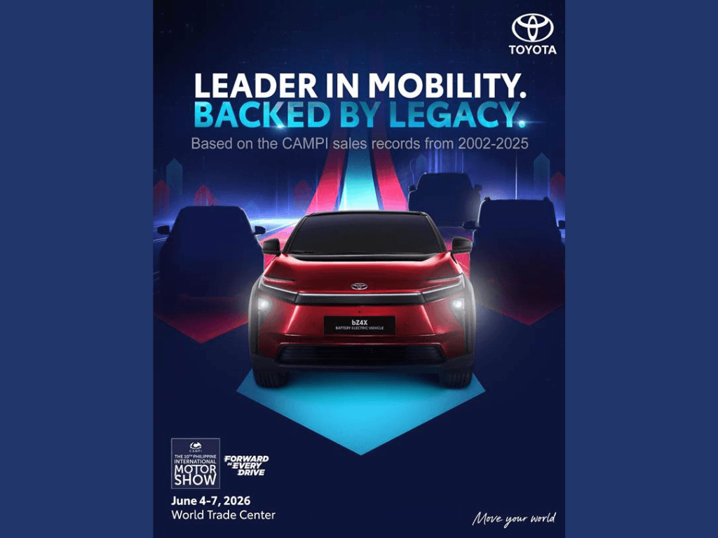 The 2026 edition of the Philippine International Motor Show will be held at the World Trade Center in Pasay City on June 4-7, 2026./Contributed photo