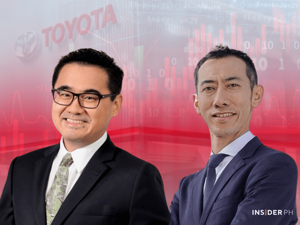 Finance Secretary Frederick Go and Masando Hashimoto, president of Toyota Motor Philippines Corp.