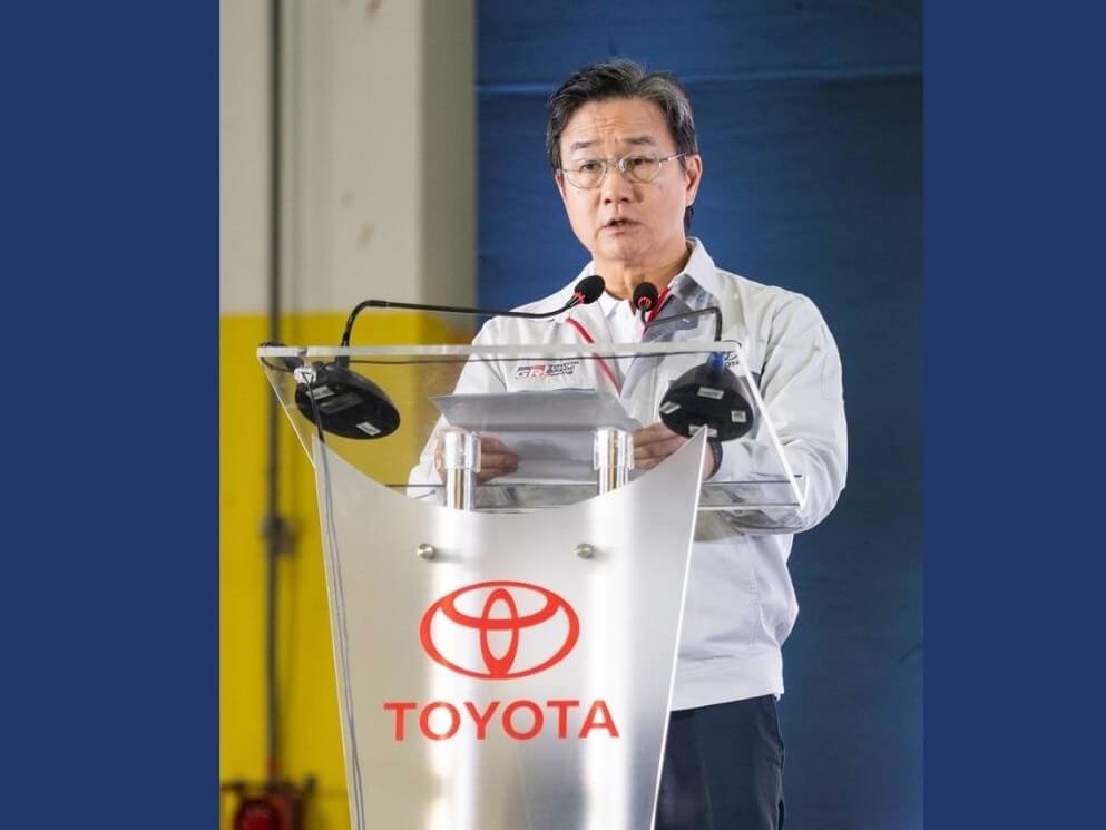 TMP chair Alfred V. Ty delivers his anniversary message to TMP team members.| ​Contributed photo