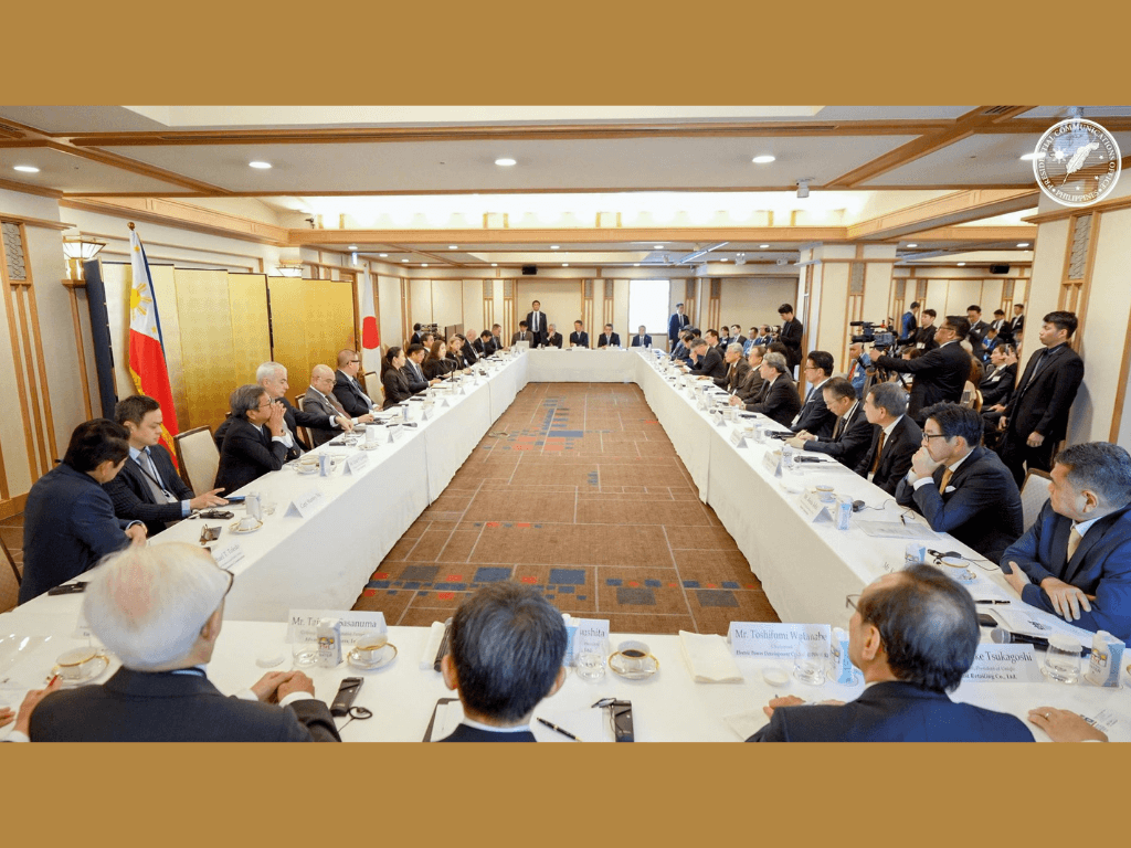 High-level Business Roundtable attended by Japanese business leaders held at the Imperial Hotel Tokyo | Photo courtesy of Presidential Communications Office