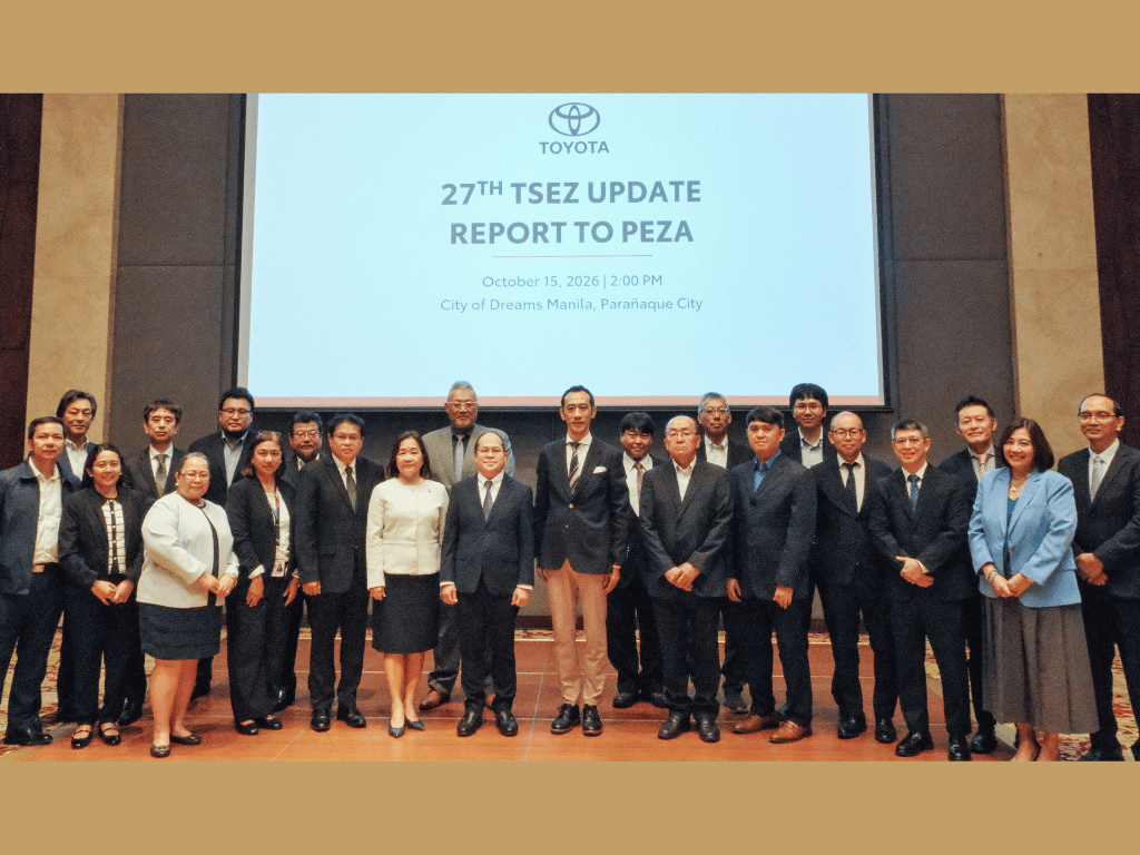 With over P34 billion in cumulative investments and more than 45,000 direct jobs generated by its 13 export suppliers, Toyota is reinforcing the importance of policy support in keeping the Philippines competitive in the global automotive industry. | Contributed photo