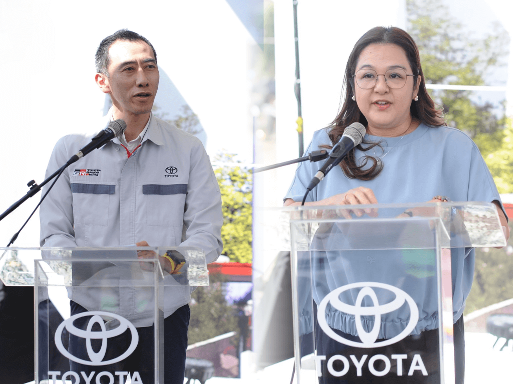 TMP President Masando Hashimoto (left) and Toyota Antipolo Rizal president Zellyn Lim Diaz./Contributed Photos