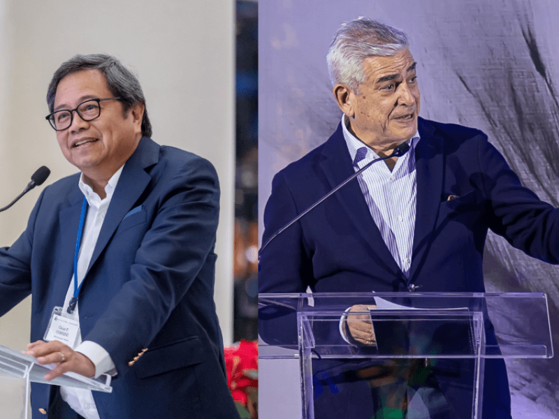 Ayala Corp. president Cezar Consing and chair Jaime Augusto Zobel de Ayala./ Contributed photo