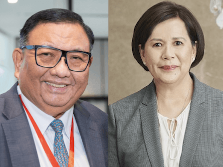 Rene Almendras and Katherine Tan 