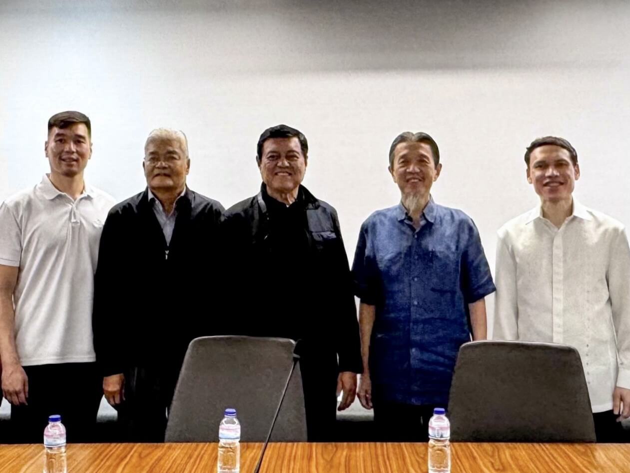 From left: Vincent Co, Leonardo Dayao, Manuel B. Villar, Jr., Lucio Co and Manuel Paolo A. Villar./Contributed Photo