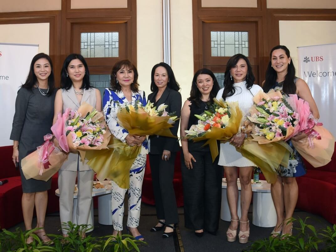 (From left to right) Kristina Chua, executive director; Liza Yao-Bate, managing director, Richprime Global; Myrna Yao; president and CEO, Richprime Global; Min Lan Tan, managing director; Robby Go, country head, UBS Philippines; Dr. Vicki Belo, founder and medical director, The Belo Medical Group; and Cristalle Belo-Pitt, co-founder and managing director, Intelligent Skincare./Contributed Photo
