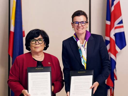 Environment Secretary Maria Antonia Yulo Loyzaga and UK Ambassador to the Philippines Laure Beaufils/ Contributed photo 