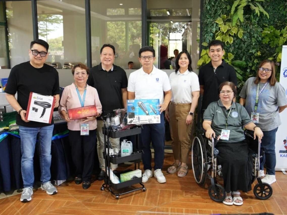 Turnover of donated equipment from Unilever Philippines to the General Trias CSWD Office to support training programs in hair care, beauty care, and cookery. | Contributed photo