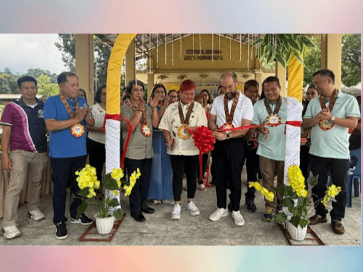 POWERING UP LEARNING IN BAUANG. Vivant Foundation Inc. executive director Shem Jose W. Garcia (third from right), Bauang Mayor Ma. Clarissa &ldquo;Manang Bong&rdquo; T. Lee (fourth from left), and officials from the Department of Education (DepEd) and 1590 Energy Corp. lead the ribbon-cutting ceremony marking the turnover of upgraded electrical wiring systems and Mini Library Packages to public schools in Bauang South District, La Union. | Contributed photo