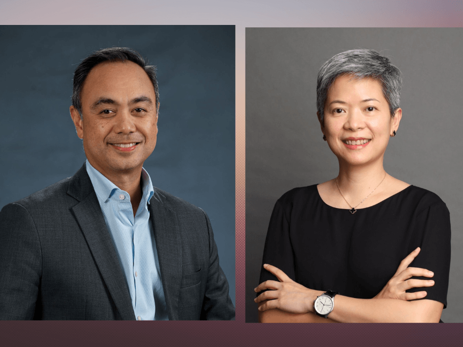 Vivant chief executive officer Arlo G. Sarmiento and CFO and chief risk officer Minuel Carmela N. Franco. | Contributed photo