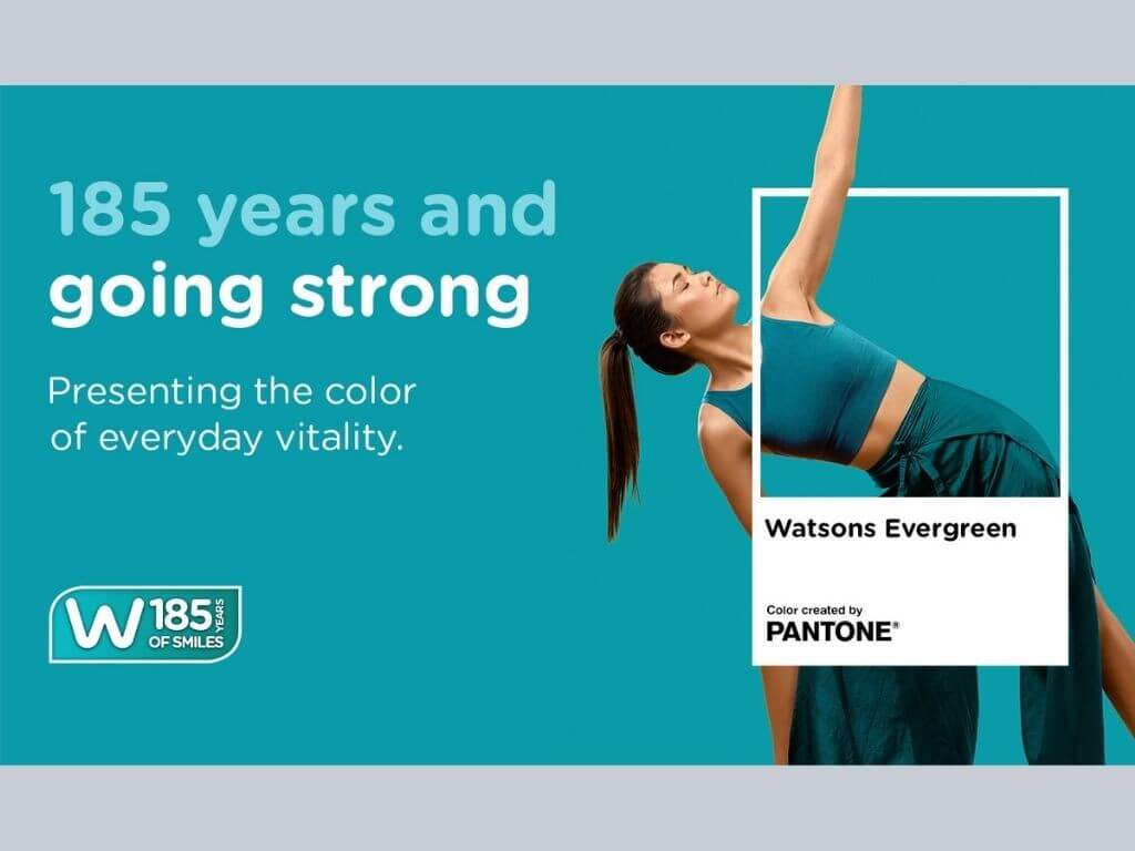 &nbsp;Watsons Evergreen is a vibrant blue-green hue that symbolizes everyday vitality, care and reassurance, reflecting Watsons&rsquo; purpose of helping customers LOOK GOOD, DO GOOD, FEEL GREAT every day. | Contributed photo