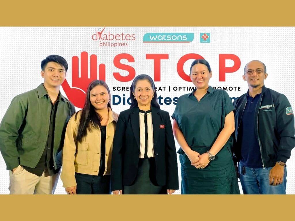 &nbsp;From left: Jayvee Creus, senior category manager for health business; Anna Katrina Nu&ntilde;ez, marketing supervisor for health; Dr. Fatma Tiu, president of Diabetes Philippines Inc.; Darcy Co, group category manager for health business; PJ Gaffud, category manager for health business | Contributed photo