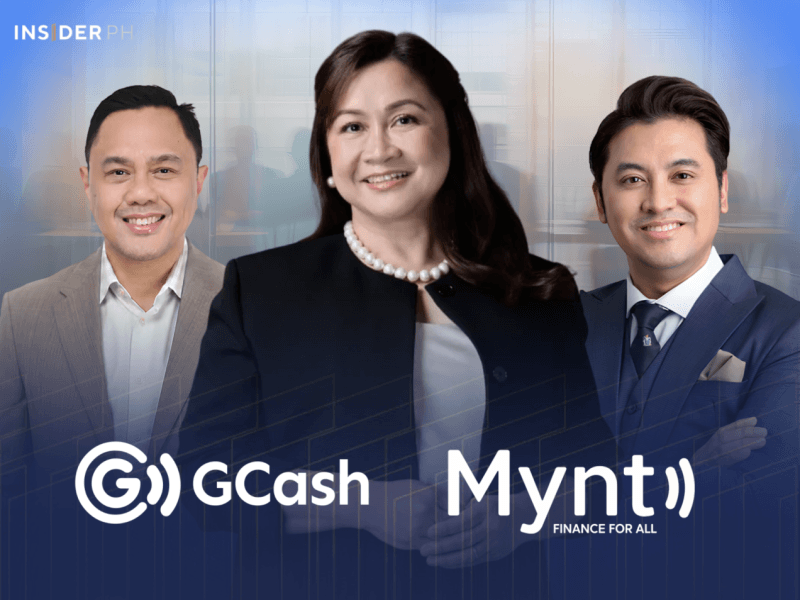 From left: GCash chief people officer Robert Conrad O. Gonzales, president and CEO Martha Sazon, and group head of new businesses Winsley Royce F. Bangit. The three are among Mynt&rsquo;s largest individual selling shareholders in the company&rsquo;s planned initial public offering.