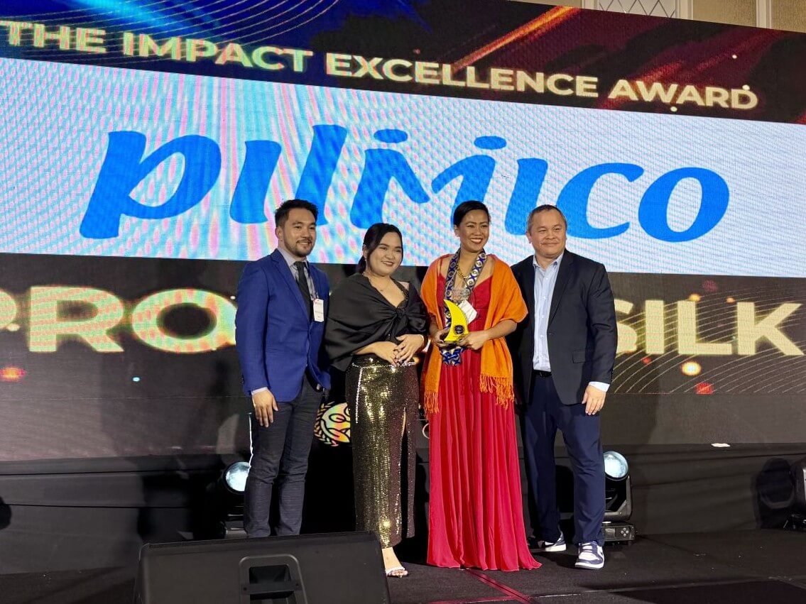 Meaningful impact, lasting value. Aboitiz Foods’ corporate social Responsibility team received the Impact Excellence Award for Project Silk, the highest award given at the AmCham Philippines’ Corporate Social Impact Awards, honoring the most outstanding and transformative program among this year’s best-in-class initiatives.| Contributed photo