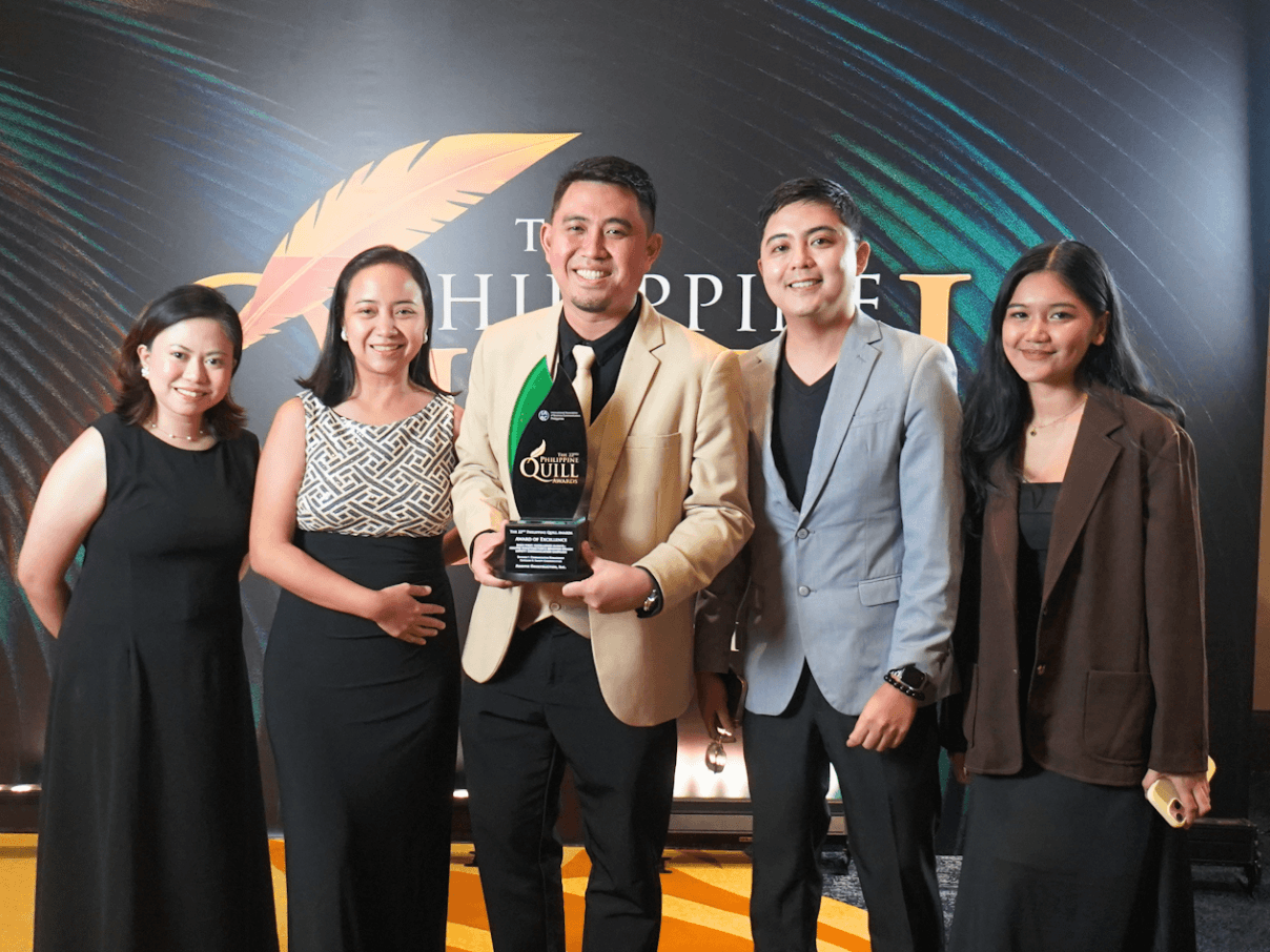 Aboitiz Construction received the Award of Excellence at the 22nd Philippine Quill Awards held at Solaire Resort Entertainment City. | Contributed photo