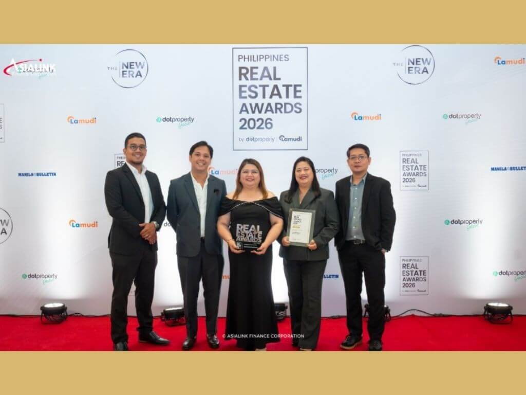 From left: Paul Bonifacio, REF Area Sales Manager &ndash; Luzon; Val Paolo Origenes, Marketing Group Head; Anna Katrina C. Ba&ntilde;ez, President and CEO; Daisy D. Suba, Deputy CEO; and Brando Serrano, OIC Assistant General Manager &ndash; REF, all of Asialink Finance Corporation. | Contributed photo