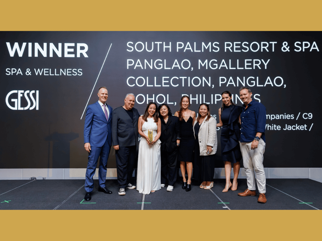 The design team at South Palms Resort & Spa, MGallery Collection won two awards at AHEAD Asia 2026 in the Sustainability and Spa & Wellness categories. | Contributed photo