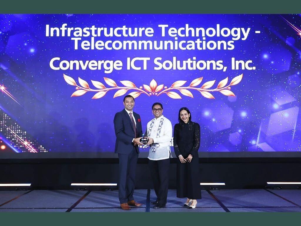 Leading fiber broadband and technology provider Converge ICT Solutions Inc. has won the Philippines Technology Excellence Award for Infrastructure Technology -Telecommunications at the prestigious Asian Technology Excellence Awards 2026 held in Bangkok. | Contributed photo