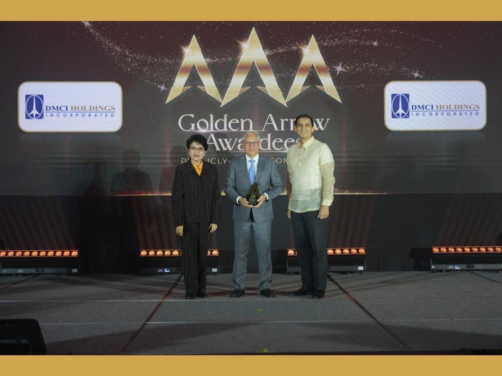 From left to right: Tomasa Lipana, ICD trustee; Herbert Consunji, executive vice president and CFO of DMCI Holdings Inc.; and Jose Tomas Syquia, ICD trustee./Contributed photo