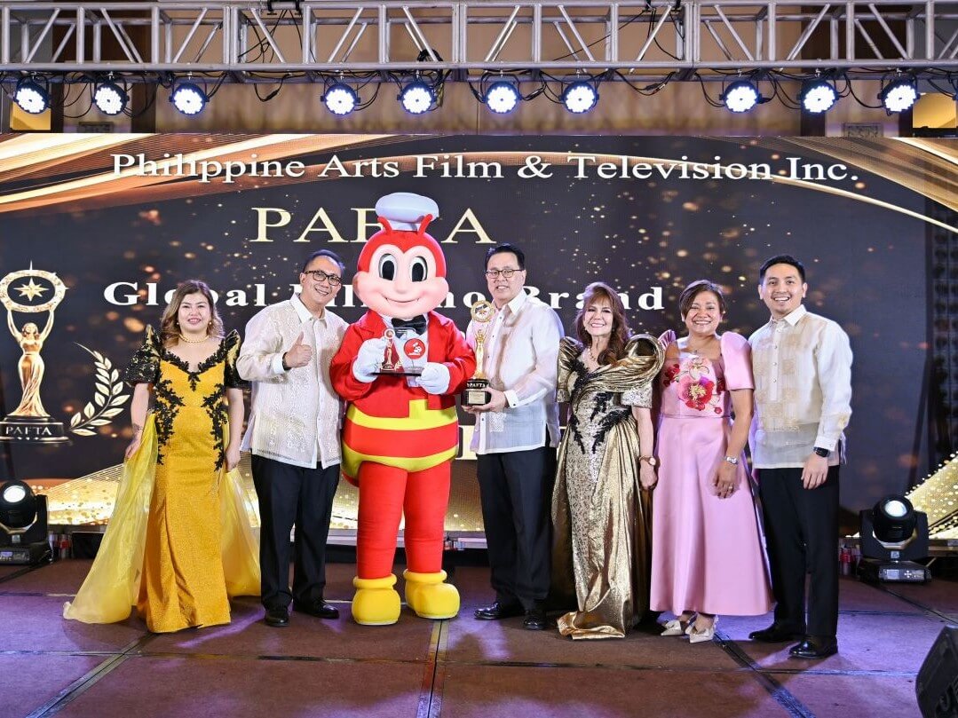 Representatives of Jollibee and PAFTA gathered during the recognition ceremony, highlighting the brand&rsquo;s decades-long journey and its role in elevating Filipino pride internationally. | Contributed photo