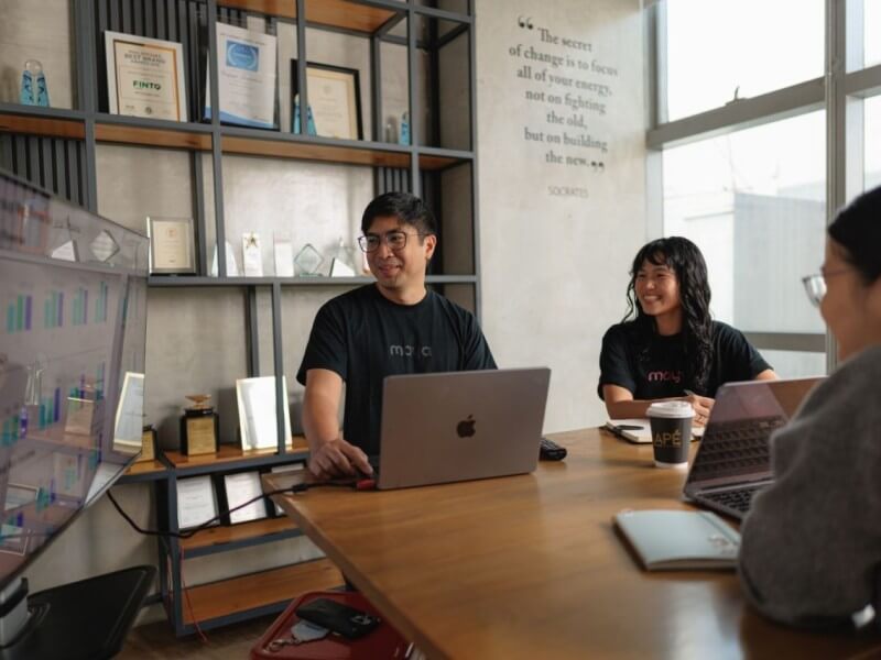 Maya employees in a team meeting, as the company&rsquo;s AI-driven people strategy earns seven honors at the 2026 Stevie&reg; Awards for Great Employers. | Contributed photo