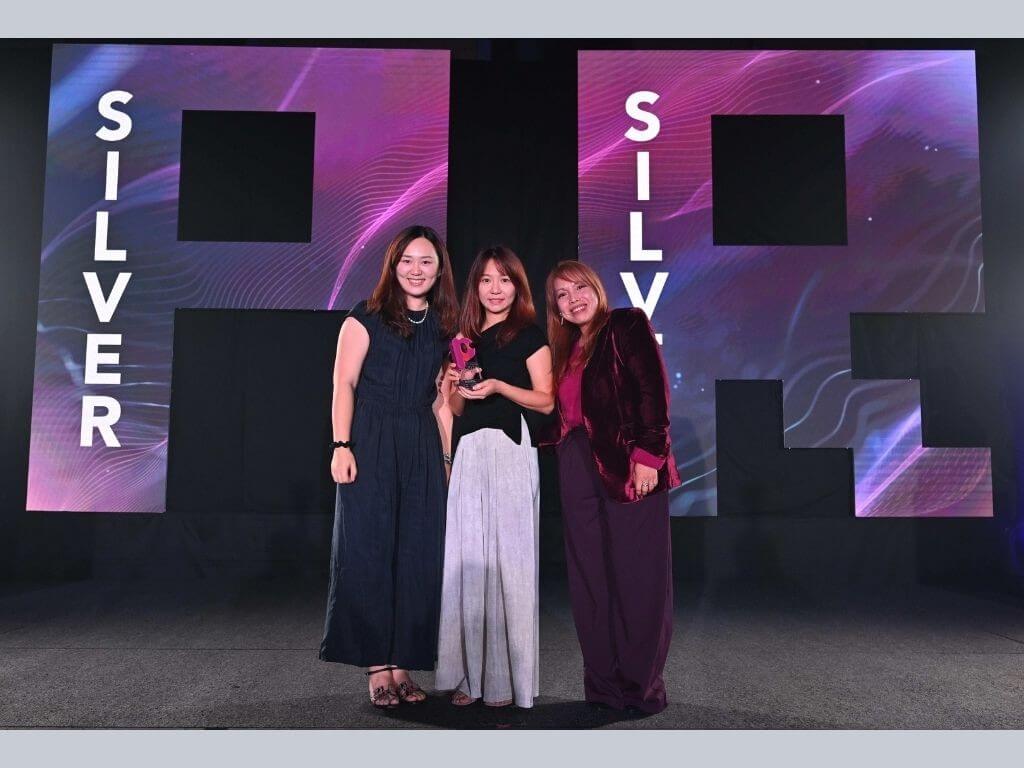 From left: Coco Deng, senior marketing executive, Toshiba Lifestyle APAC; Dawn Liew, senior marketing manager, Toshiba Lifestyle APAC; and Ampy Corpus, managing director, COMCO Southeast Asia&ndash;Singapore | Contributed photo