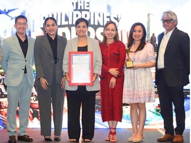 URC HR team members include Alex Gomez, talent acquisition, internal communications and corporate programs group manager; Louisa Tagulinao, internal communications and corporate programs officer; Reena Tecson, Branded Consumer Foods Group Philippines HR director; Charlotte Balbuena, URC Sugar & Renewables (SURE) HR cluster head; Krister Magbuhat, URC Packaging HR manager and plant administrator; and Larry Carranza, URC SURE HR director. | Contributed photo