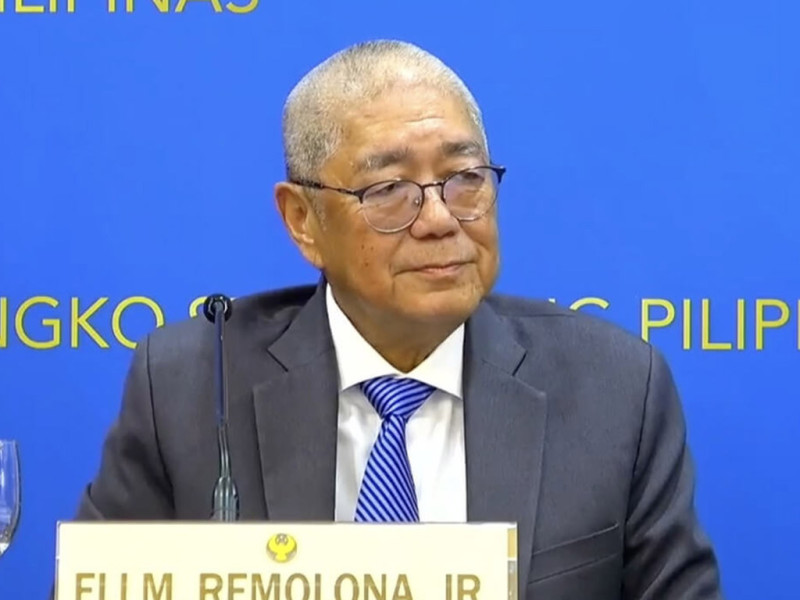 Eli Remolona Jr.Bangko Sentral ng Pilipinas (BSP) Governor