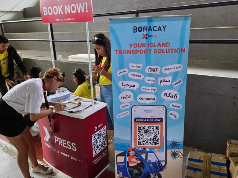 Booking a ride/ Contributed photo